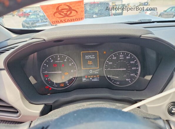 4S4GUHM63R3823416 2024 SUBARU CROSSTREK Blue Widok zestawu wskaźników