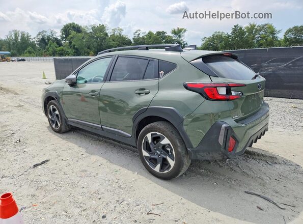 4S4GUHM64R3825496 2024 SUBARU CROSSTREK Green Trasero derecho