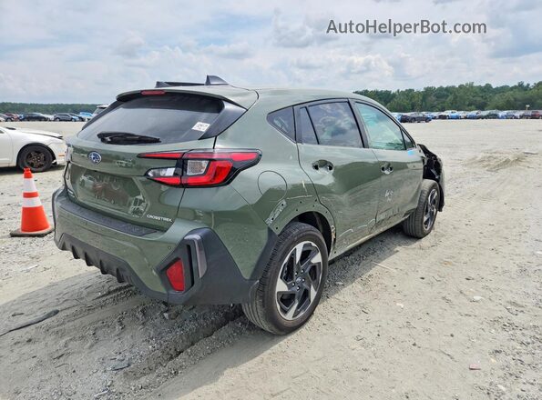 4S4GUHM64R3825496 2024 SUBARU CROSSTREK Green Vista trasera