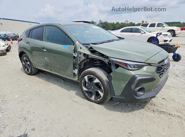4S4GUHM64R3825496 2024 SUBARU CROSSTREK Green Vista del salpicadero