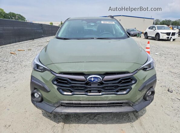 4S4GUHM64R3825496 2024 SUBARU CROSSTREK Green Vista del cuadro de instrumentos