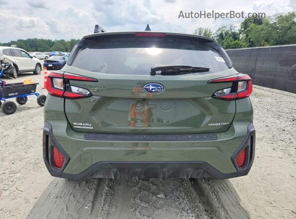 4S4GUHM64R3825496 2024 SUBARU CROSSTREK Green Vista interior trasera