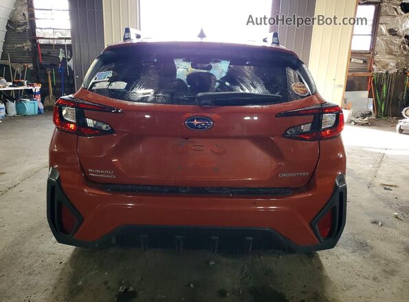4S4GUHM66R3790167 2024 SUBARU CROSSTREK Orange Вид ззаду