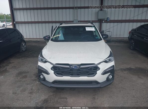 4S4GUHM66S3726250 2025 SUBARU CROSSTREK White Առջևի վահանակի տեսք