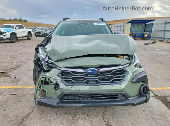 4S4GUHM68R3732822 2024 SUBARU CROSSTREK Green Դիմացի տեսք