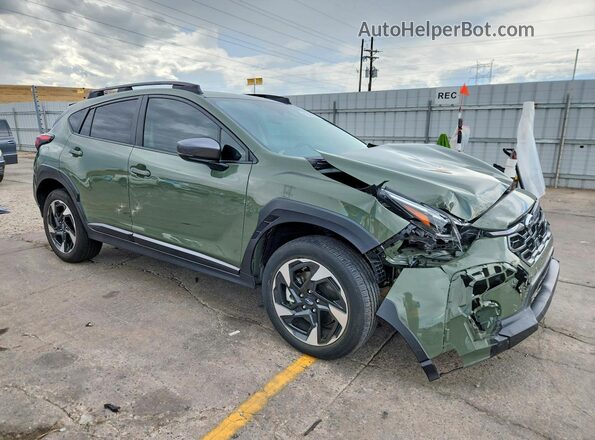 4S4GUHM68R3732822 2024 SUBARU CROSSTREK Green Առջևի աջ