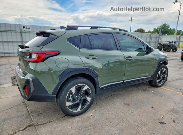 4S4GUHM68R3732822 2024 SUBARU CROSSTREK Green Հետևի աջ