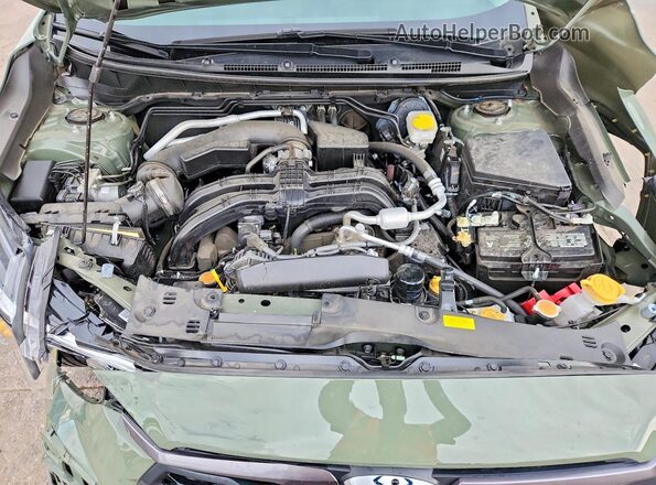 4S4GUHM68R3732822 2024 SUBARU CROSSTREK Green Շարժիչի բաժամունքի տեսք