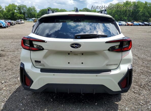 4S4GUHM68R3781910 2024 SUBARU CROSSTREK White Вид ззаду