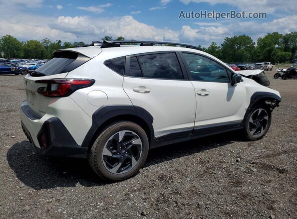 4S4GUHM68R3781910 2024 SUBARU CROSSTREK White Задня права чверть
