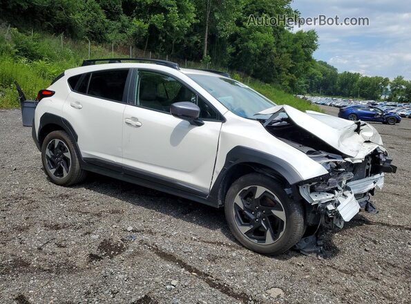 4S4GUHM68R3781910 2024 SUBARU CROSSTREK White Передня права чверть