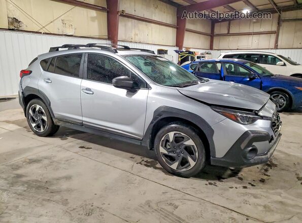 4S4GUHM69R3818768 2024 SUBARU CROSSTREK Silver Przód prawy