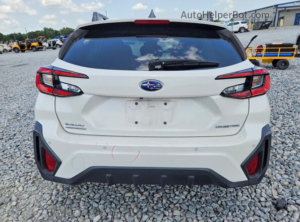 4S4GUHM69S3703111 2025 SUBARU CROSSTREK Белый Вид сзади