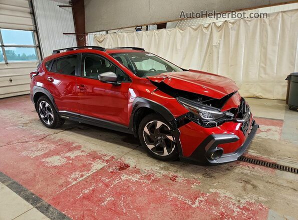 4S4GUHM6XR3716489 2024 SUBARU CROSSTREK Red Przód prawy