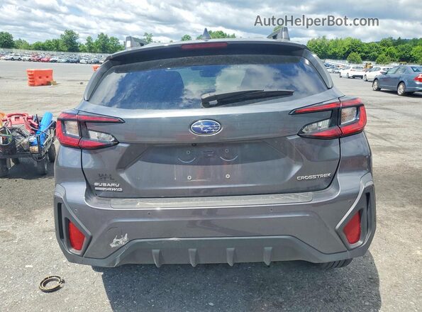 4S4GUHM6XR3825700 2024 SUBARU CROSSTREK Gray Rear view