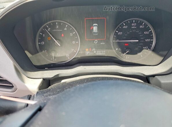 4S4GUHM6XR3825700 2024 SUBARU CROSSTREK Gray Instrument cluster view