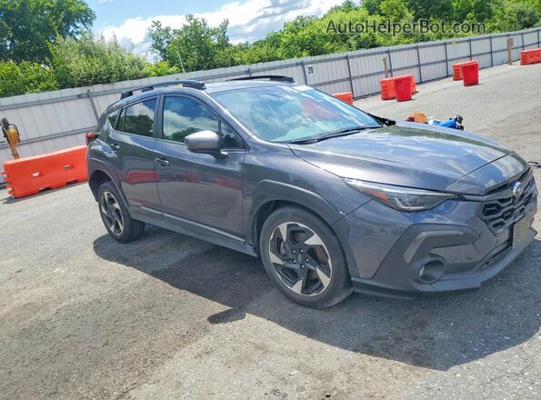 4S4GUHM6XR3825700 2024 SUBARU CROSSTREK Gray Front right