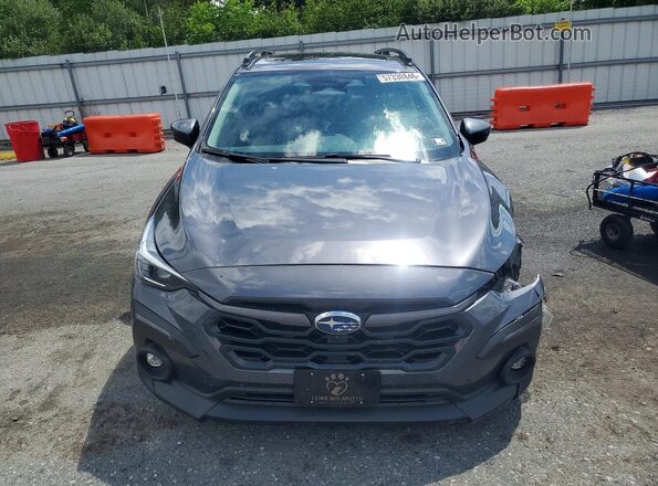 4S4GUHM6XR3825700 2024 SUBARU CROSSTREK Gray Front view