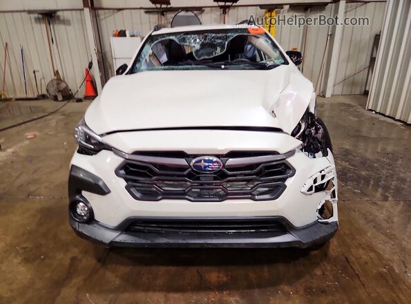 4S4GUHN60R3756076 2024 SUBARU CROSSTREK White Вид спереду