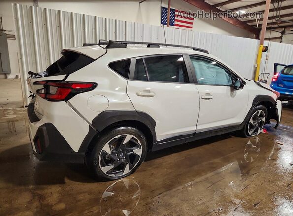 4S4GUHN60R3756076 2024 SUBARU CROSSTREK White Задня права чверть