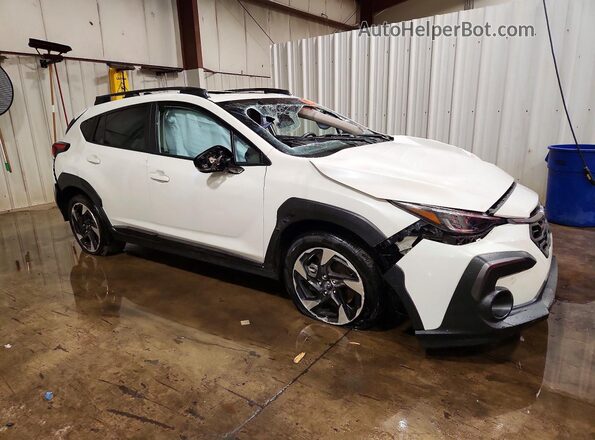 4S4GUHN60R3756076 2024 SUBARU CROSSTREK White Передня права чверть