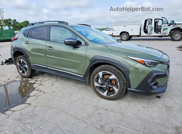 4S4GUHN61S3707135 2025 SUBARU CROSSTREK Green Передня права чверть