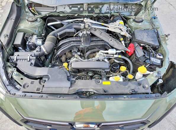 4S4GUHN61S3707135 2025 SUBARU CROSSTREK Green Вид підкапотного простору
