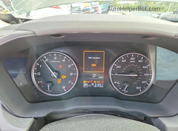 4S4GUHN61S3707135 2025 SUBARU CROSSTREK Green Вид щитка приладів
