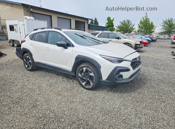 4S4GUHN62S3728527 2025 SUBARU CROSSTREK White წინა მარჯვენა
