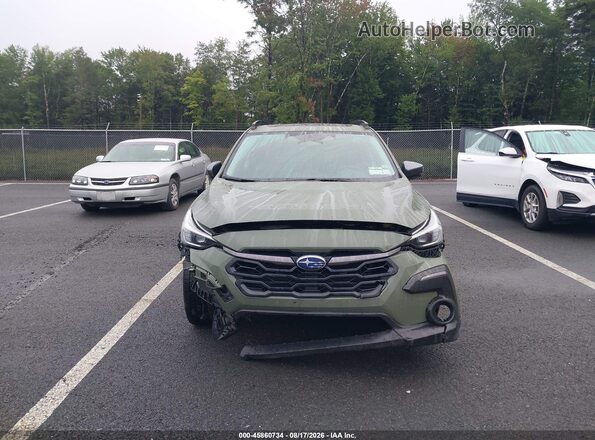 4S4GUHN63R3793462 2024 SUBARU CROSSTREK Зеленый Вид задней части салона