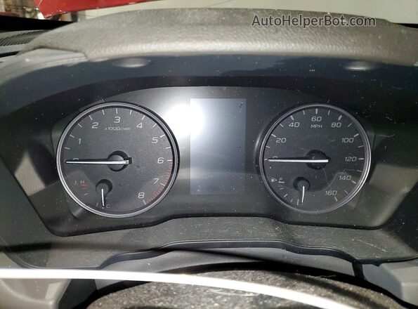 4S4GUHN66R3742103 2024 SUBARU CROSSTREK Red ხელსაწყოთა პანელის ხედი