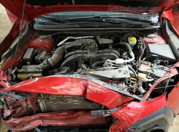 4S4GUHN66R3742103 2024 SUBARU CROSSTREK Red ძრავის განყოფილების ხედი