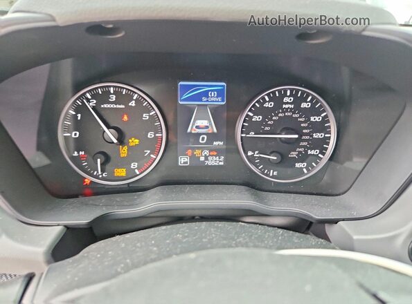 4S4GUHN6XS3769102 2025 SUBARU CROSSTREK Green Սարքավորումների վահանակի տեսք