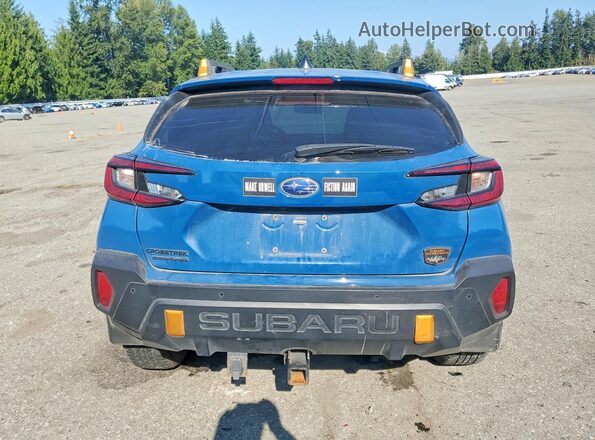 4S4GUHT61R3727382 2024 SUBARU CROSSTREK Blue Հետևի տեսք