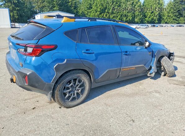 4S4GUHT61R3727382 2024 SUBARU CROSSTREK Blue Հետևի աջ