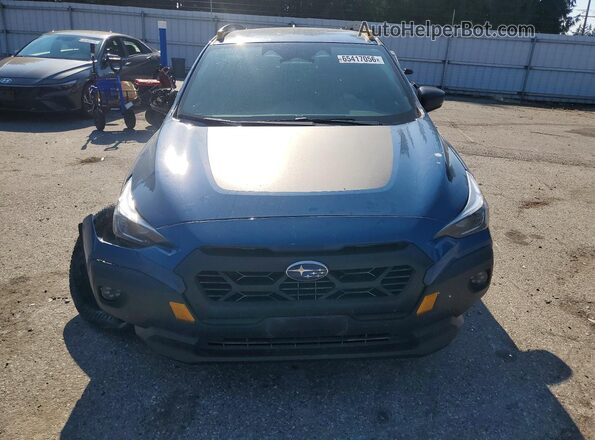 4S4GUHT61R3727382 2024 SUBARU CROSSTREK Blue Դիմացի տեսք