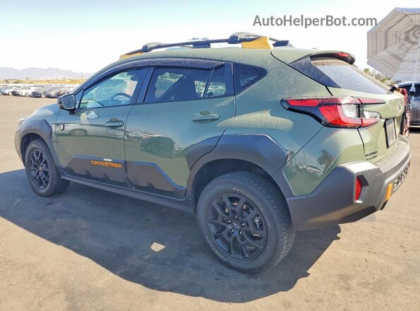 4S4GUHT61R3756963 2024 SUBARU CROSSTREK Green უკანა მარცხენა