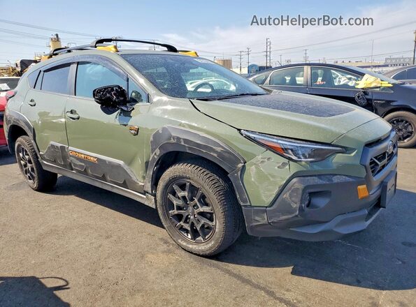 4S4GUHT61R3756963 2024 SUBARU CROSSTREK Green წინა მარჯვენა