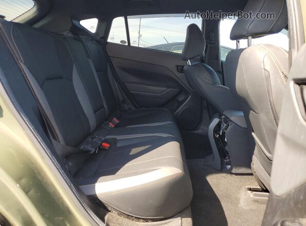4S4GUHT61R3756963 2024 SUBARU CROSSTREK Green უკანა სავარძლების ხედი