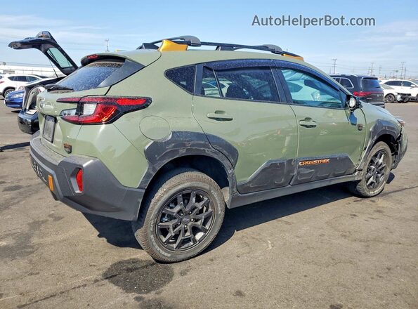 4S4GUHT61R3756963 2024 SUBARU CROSSTREK Green უკანა მარჯვენა