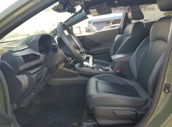 4S4GUHT61R3756963 2024 SUBARU CROSSTREK Green წინა სალონის ხედი