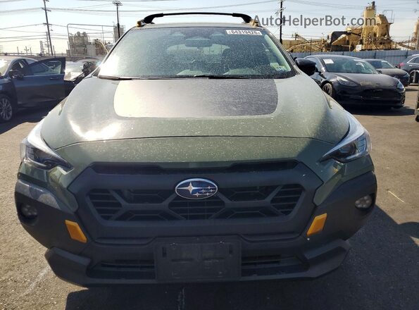 4S4GUHT61R3756963 2024 SUBARU CROSSTREK Green წინა ხედი