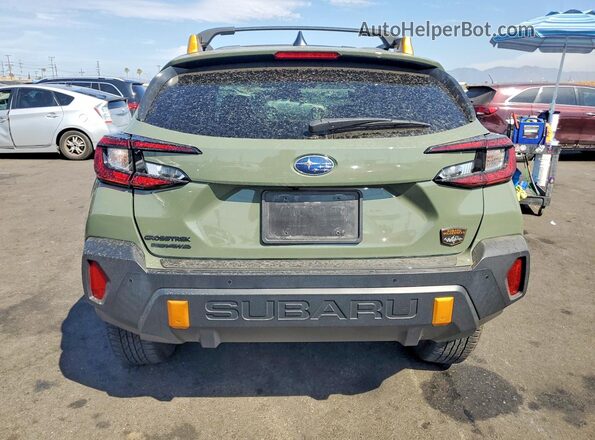 4S4GUHT61R3756963 2024 SUBARU CROSSTREK Green უკანა ხედი