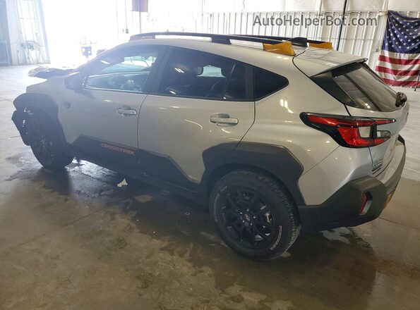 4S4GUHT63R3782321 2024 SUBARU CROSSTREK Silver Rear left