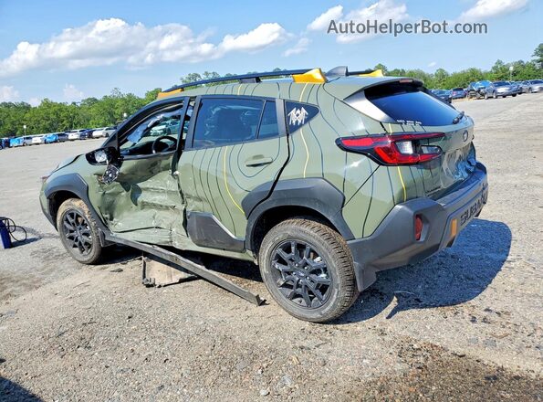 4S4GUHT66S3772694 2025 SUBARU CROSSTREK Green Задня ліва чверть