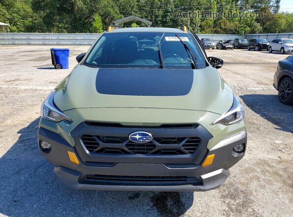 4S4GUHT66S3772694 2025 SUBARU CROSSTREK Green Вид спереду