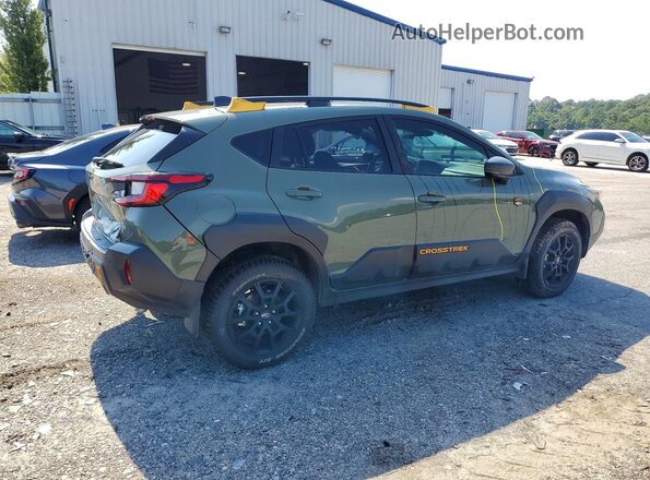 4S4GUHT66S3772694 2025 SUBARU CROSSTREK Green Задня права чверть