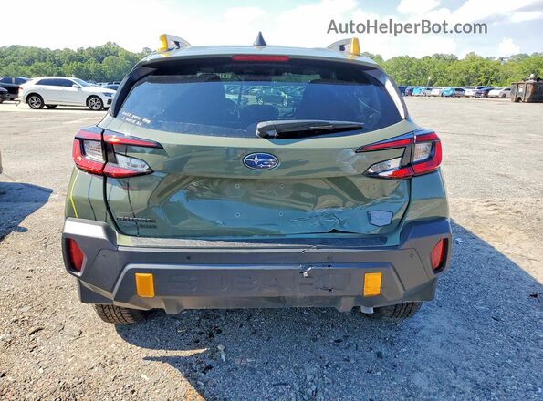 4S4GUHT66S3772694 2025 SUBARU CROSSTREK Green Вид ззаду