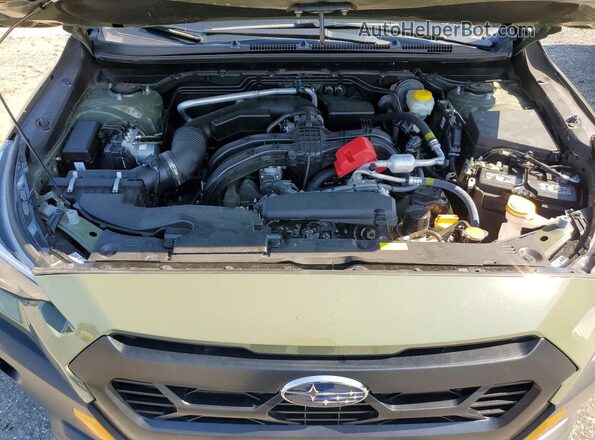 4S4GUHT66S3772694 2025 SUBARU CROSSTREK Green Вид підкапотного простору