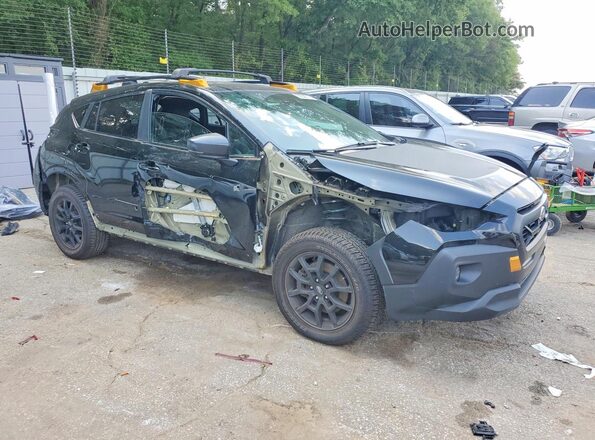 4S4GUHT68R3806449 2024 SUBARU CROSSTREK Черный Передняя правая четверть